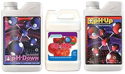 Cal-Mag Plus 1 qt, pH-Up and pH-Down 1L