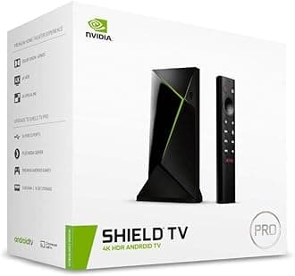 Shield Android TV Pro | 4K HDR Streaming Media Player High Performance, Dolby Vision, 3GB RAM, 2X USB, Works with Alexa, Model:945-12897-2500-101