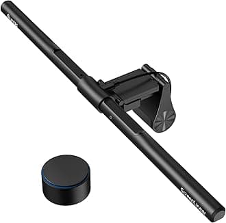 Quntis Desk Light, Monitor Light, Bar Light, 20.1 inches (51 cm), Wireless Remote Control, Automatic Dimming, 1200 Lux High Color Rendering Compatible with Curved Surfaces, USB Monitor, Hanging Type,