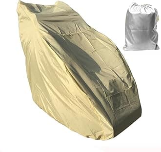 Full Body Shiatsu Massage Chair Protector - Waterproof, Dustproof for Universal Zero Gravity Single Recliner Chairs, Folding with Zipper (135x 80x 125cm/53x31x49inch, Beige)
