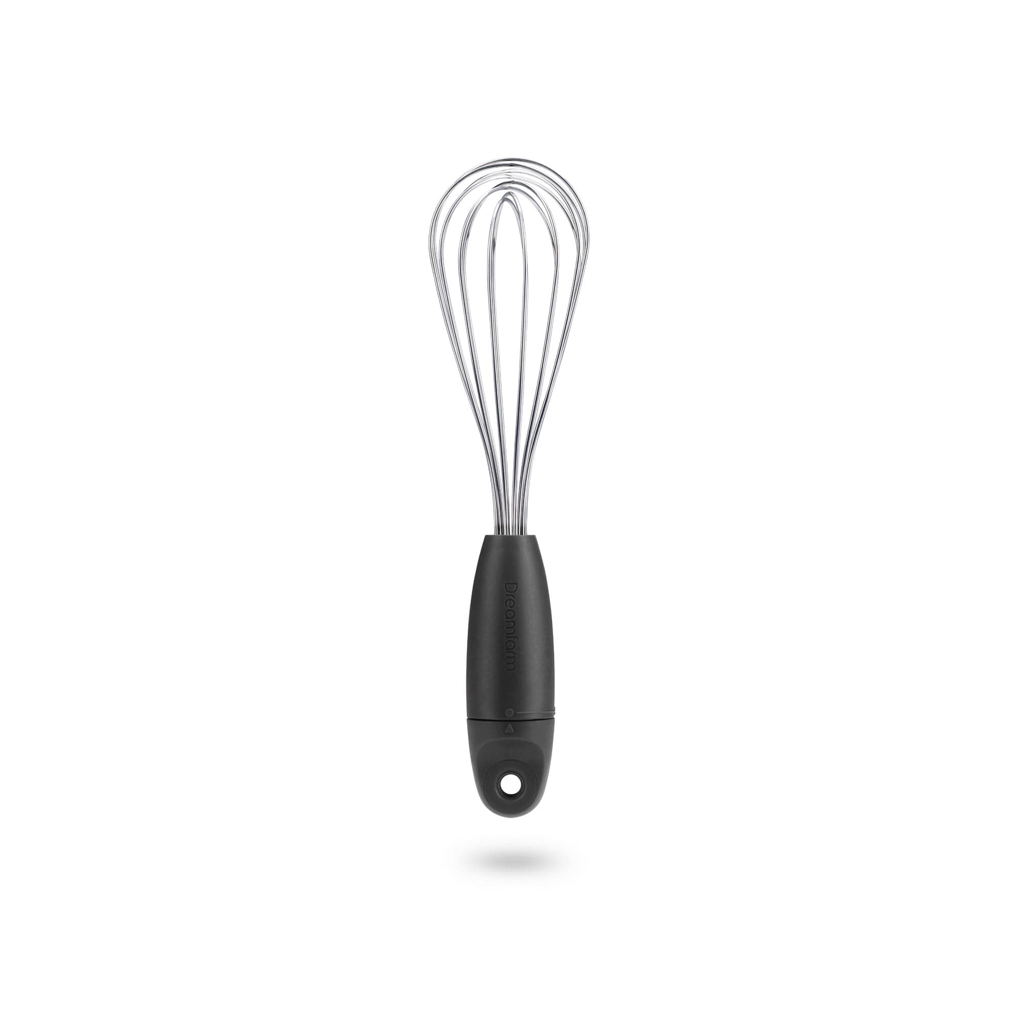 Black/Silver Polypropylene/Stainless Steel Mini Flisk