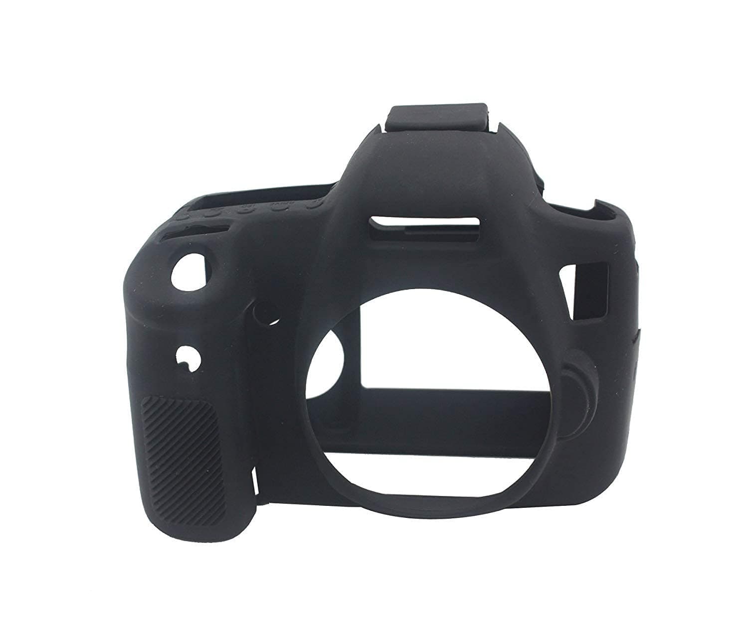 Silicon Cover for Canon EOS 6D Mark II Camera Case, Professional Silicone Camera Case Cover Detachable Protective for Canon EOS 6D Mark II (Black)