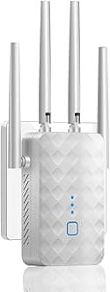 WiFi Extender Signal Booster: Repeater Range Covers Up to Sq.ft and Devices