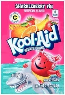 Kool-AidSHARKLEBERRY FIN Unsweetened Drink Mix (12 Packets) by Kool-Aid