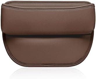 Car Seat Gap Filler for Mercedes Benz GLC 200 200d 220d 260 300 300d 300e 300de 400d - Classic PU Leather Tan/Brown Car Organizer