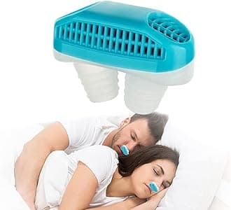 Anti Snoring Device, Anti Snoring Nose Clip Stop Snoring Device Air Purifier, Stop Snoring Best Solution for Ease Breathing Comfortable Sleeping for Men and Women