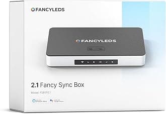 Fancyleds HDMI 2.1 Fancy Sync Box Streaming Media Player Syncing Device; 4K 120Hz, HDR, Movies Supported (for 55" to 65" TVs)