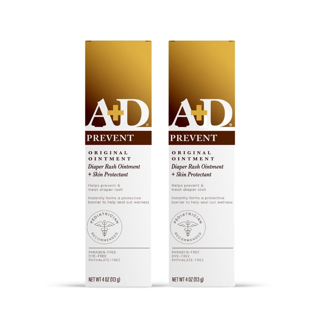 A & D Diaper Rash Ointment 4 oz. (Pack of 2)