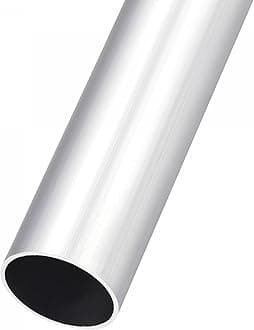 sourcing map 6063 Aluminum Tube (29mm OD x 27mm ID x 300mm L), Aluminum Round Tubing - for Home Furnishing, Machinery, DIY Handicraft