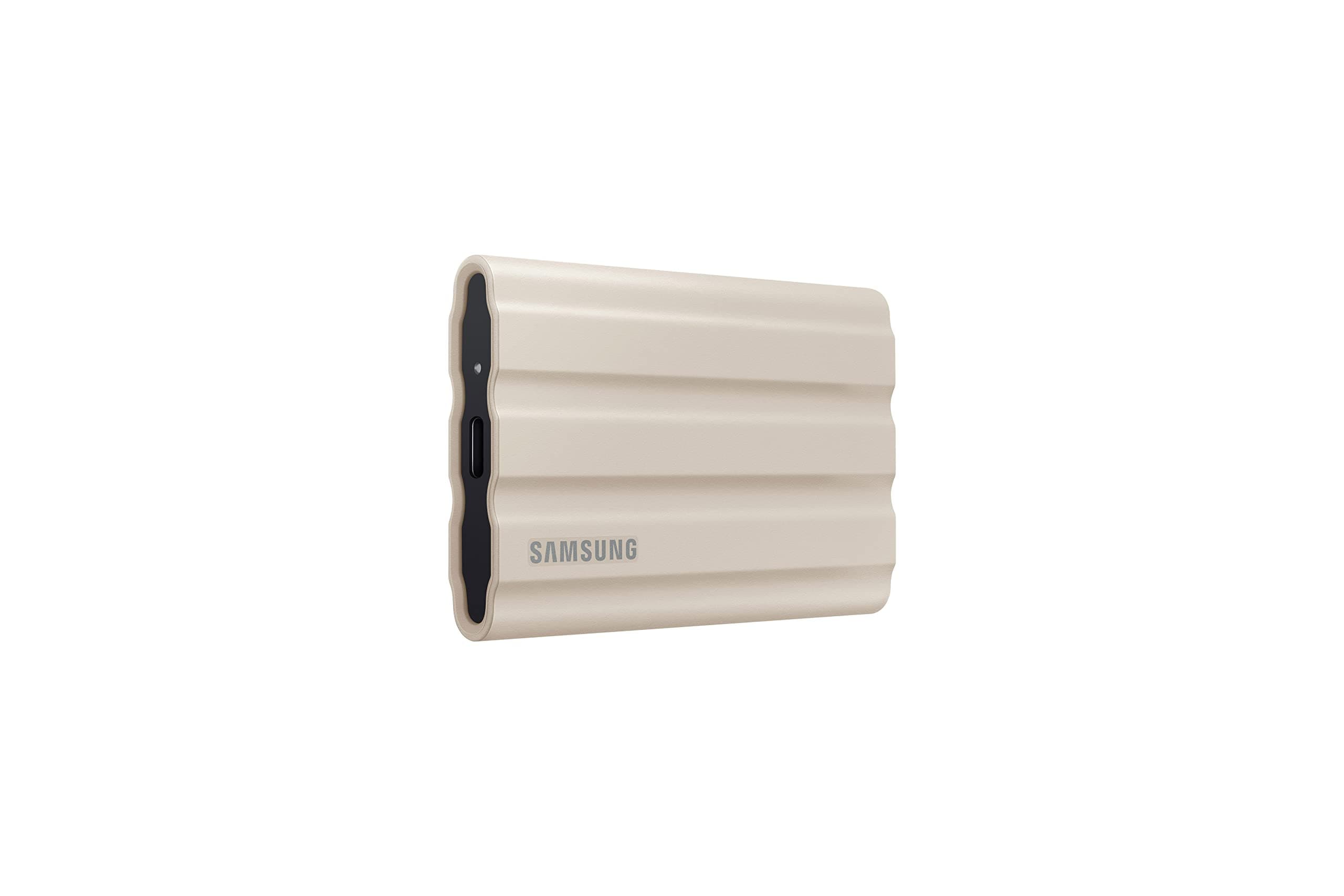 Samsung T7 Shield Portable External Solid State Drive USB 3.2 1TB, IP65 Water Resistant, Compatible with PC/Mac/Android/Gaming Consoles (MUPE1T0K/AM), Beige