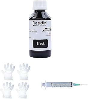 Needle 100gms Cartridge Refill Ink | Made in India | Compatible with Inkjet Printers | Easy Ink Refilling Solution (Black)