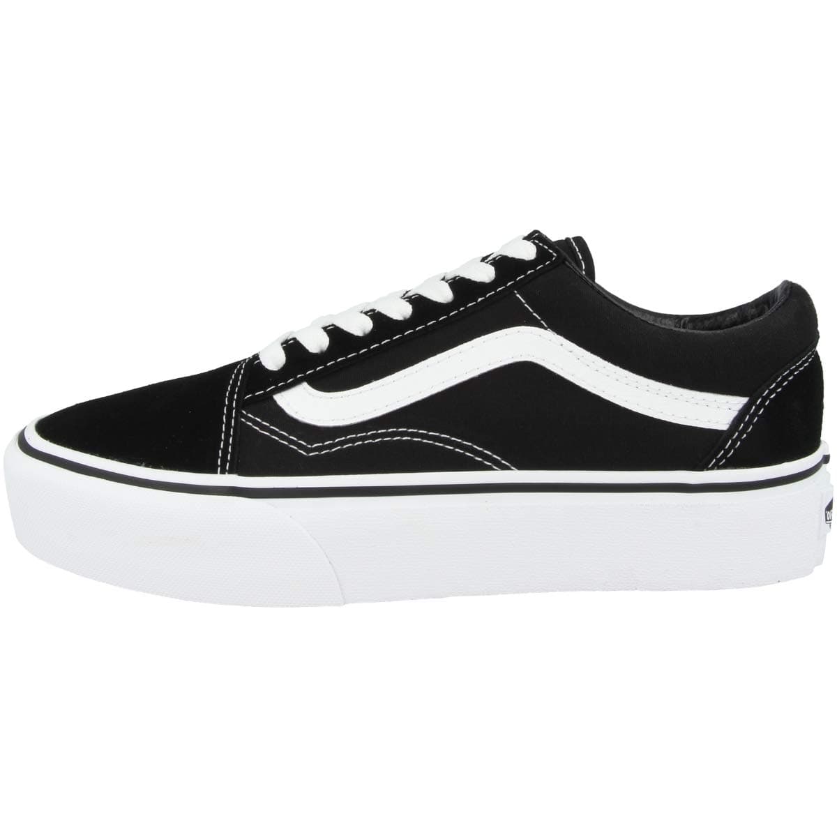Women's Old Skool Platform Trainers, Black