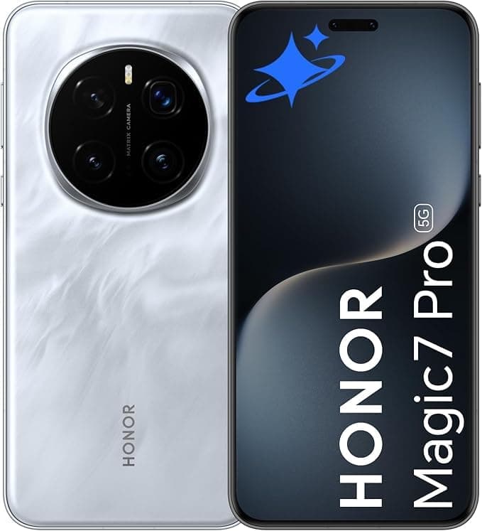 HONOR Magic 7 Pro 5G Lunar Shadow Grey 12GB RAM 512GB Dual SIM With Free Honor Watch 4, Honor choice S7 earbuds & 6 Month 360° Damage Protection* - UAE Version (UAE Type Approved)