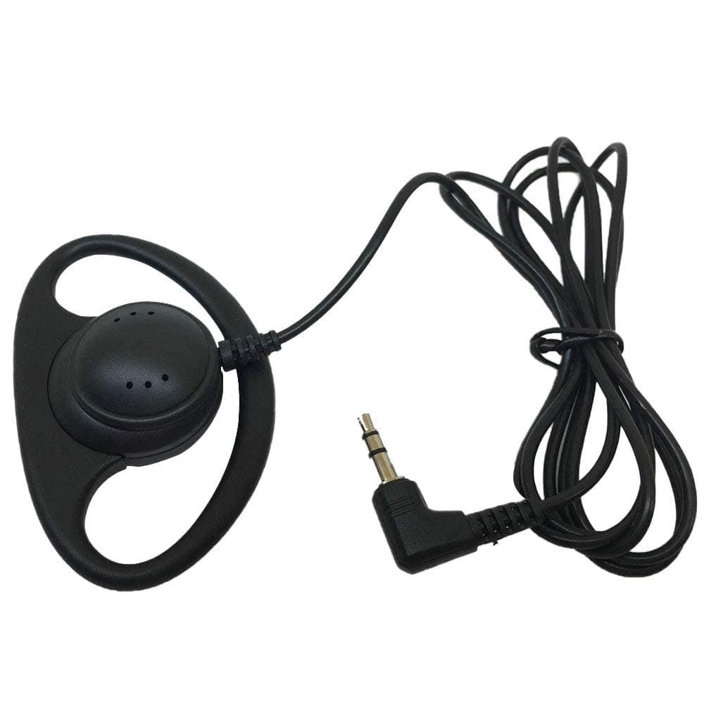 3.5mm Plug Wired Single Side Earphone Stereo-to-mono Earbuds One Ear Earhook Simultaneous Interpretation Headphone