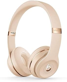 Beats Solo3 Wireless Headphones - Satin Gold (Latest Model) - MX462LL/A (Renewed)