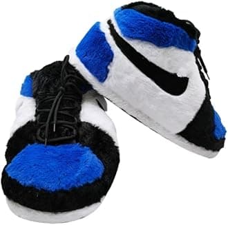 StardustGemstones Fluffy Warm Home Shoes for Men and Women Sneaker Slippers Comfy Kicks Winter Warm Plush Slippers Fleece Lined Sneakers Anti-skid Rubber Sole Fluffy Shoes