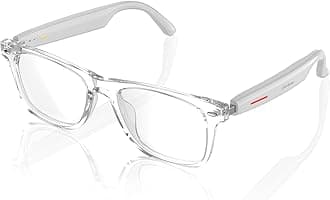Smart Bluetooth Glasses with AI Voice Assistant – Lightweight, 8-Hour Battery Life, Auto Pairing, Touch Control & Stereo Sound for Calls & Music, Unisex Design