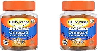 Haliborange Omega-3 and Multivitamins 30 Orange Flavour Softies (Pack of 2)