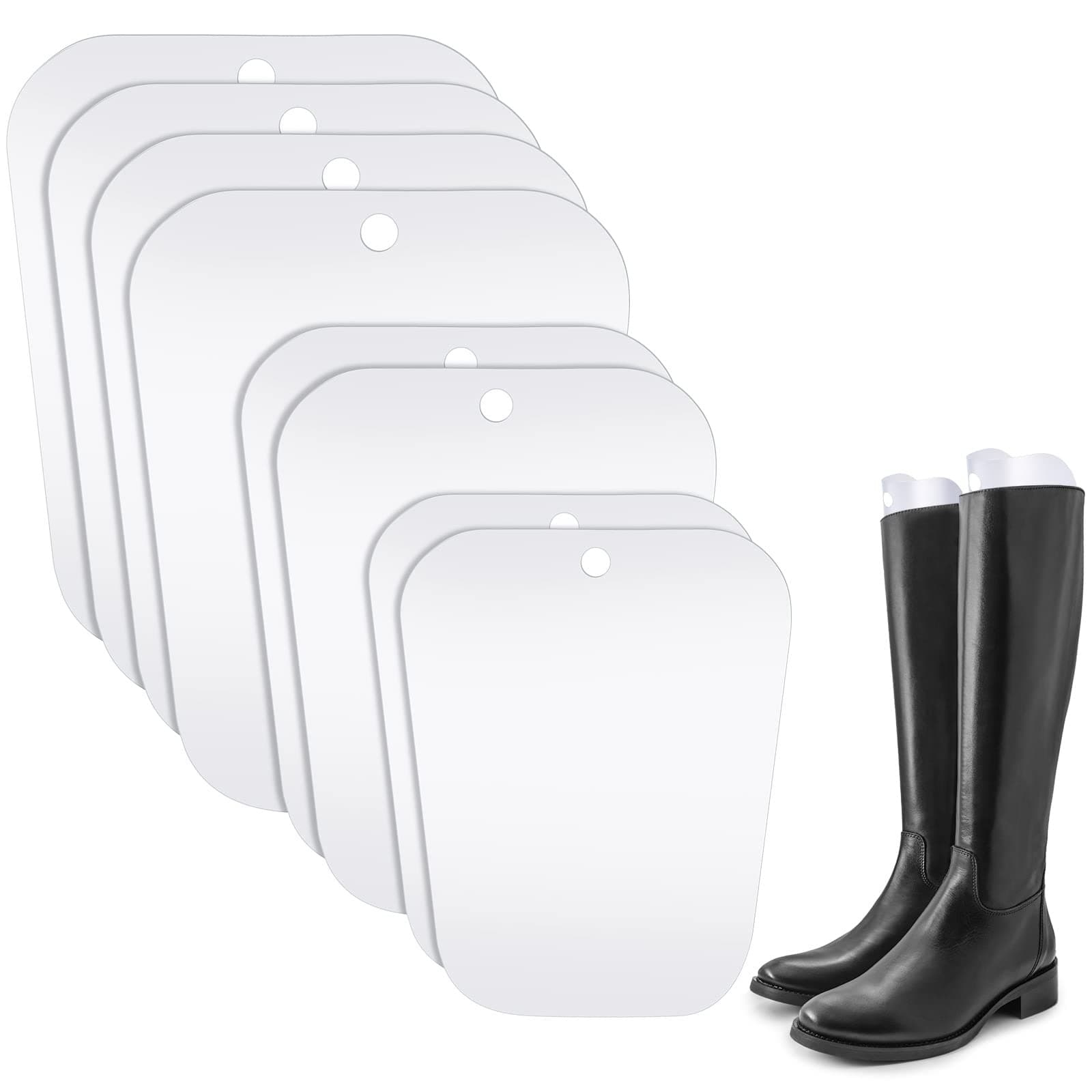 8 Packs Boot Shaper Shape Inserts Tall Boot Support for Women and Men