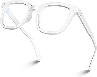 VISOONE Square Blue Light Blocking Glasses TR90 Anti Glare Computer Gaming for Women Men NOE