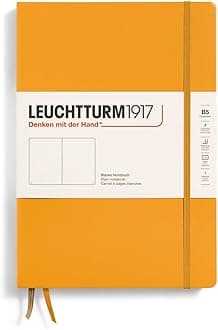 LEUCHTTURM1917 - Notebook Hardcover Composition B5-219 Numbered Pages for Writing and Journaling (Rising Sun, Plain)