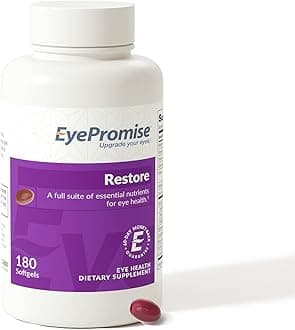 EyePromise Restore Eye Health Supplements - 180 Softgels, 90-Day Supply - Omega 3 Supplement for Aging Eyes with Lutein and Zeaxanthin, Fish Oil, EPA, DHA & Eye Vitamins and Nutrients