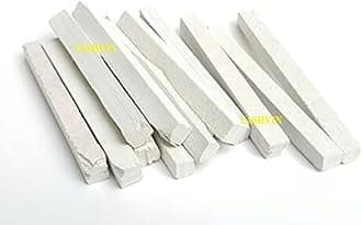 White Natural Earthy Slate Bar Natural Limestone Slate Chalk Pencil - Pack of 100 PCS (Saleti Chalk) || @RT74