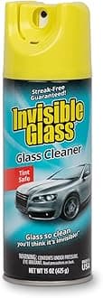 Invisible Glass 91163 Premium Aerosol Glass and Window Cleaner for Auto and Home, Streak-Free, Ammonia-Free, Tint-Safe, 15 oz