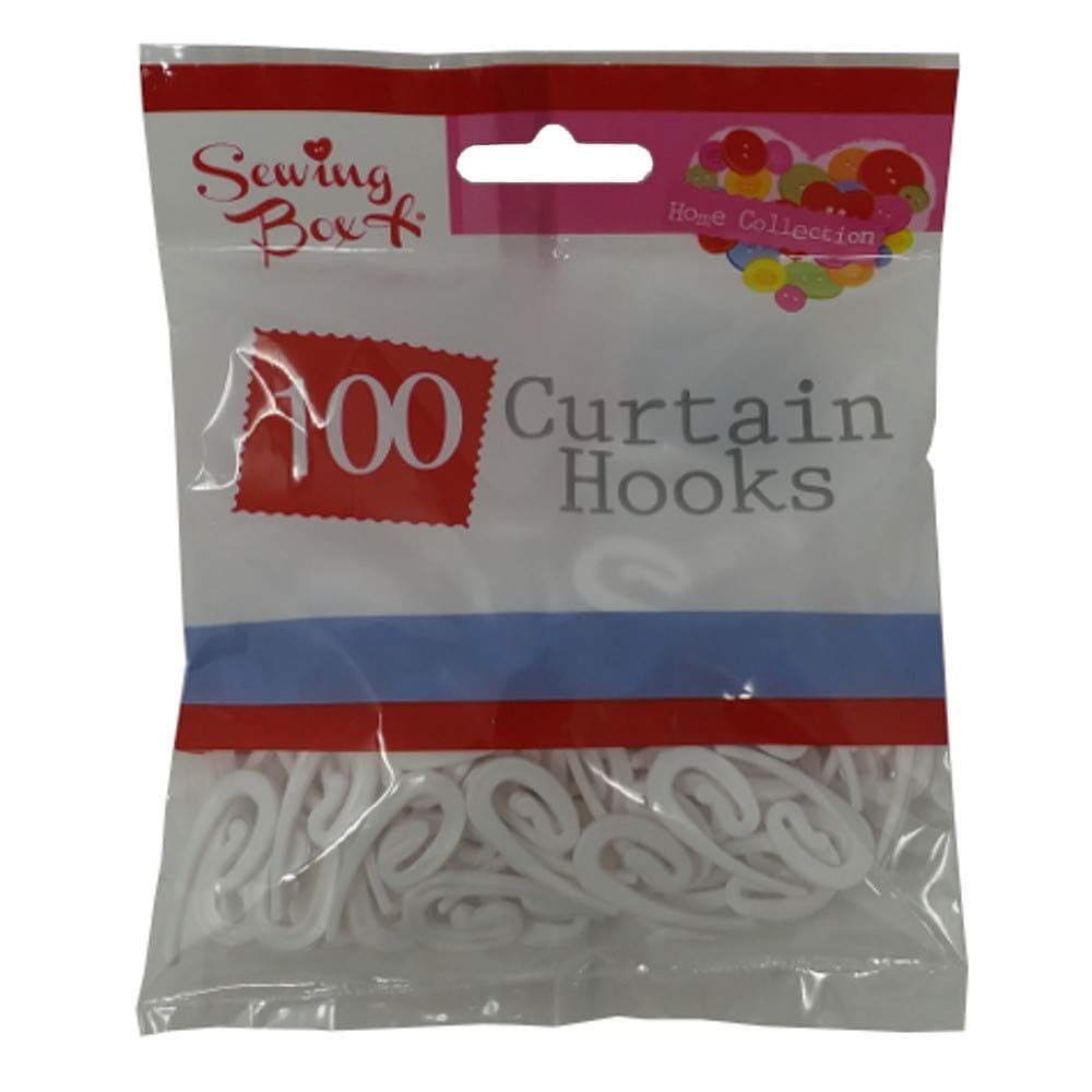100 curtain hooks