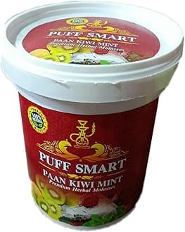 PUFF SMART Premium Herbal Molasses (100% Nicotine and Tobacco Free) Paankiwimint Flavor (1kg)