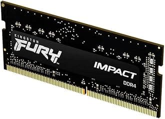 FURY Impact 16GB 3200MT/s DDR4 CL20 Laptop Memory Single Module | Intel XMP | AMD Ryzen | Plug n Play | Low Power Consumption | KF432S20IB/16