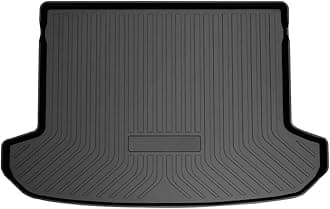 Custom Fit Cargo Liner for 2017-2022 Kia Sportage (Cargo Tray in Upper Deck Position) All Weather Trunk Liner Rear Durable Anti-Slip Cargo Mat Black