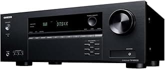 Onkyo TX-NR5100 7.2 Channel 8K Smart AV Receiver Smart Home Ecosystem integrates with Apple Airplay, Alexa, and Google Apps