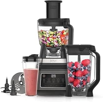 3-IN-1 Food Processor, Blender, Auto-iQ Technology, 1200 Watts, Recipe Guide included, Black/Grey, BN801ME, 2 Years Warranty