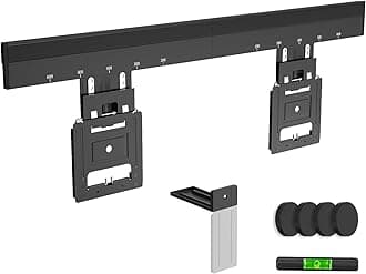 Ultra Slim TV Wall Mount for 37 to 86 inch Flat& Frame TV, Max 165 lbs, 0.37'' Low Profile Wall Mount, VESA 200 x 200-600 x 400 mm