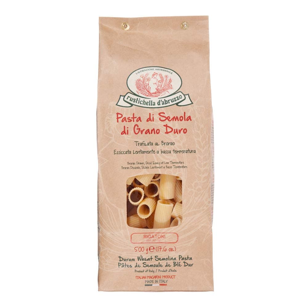 Rustichella Pasta Rigatoni, 500 g
