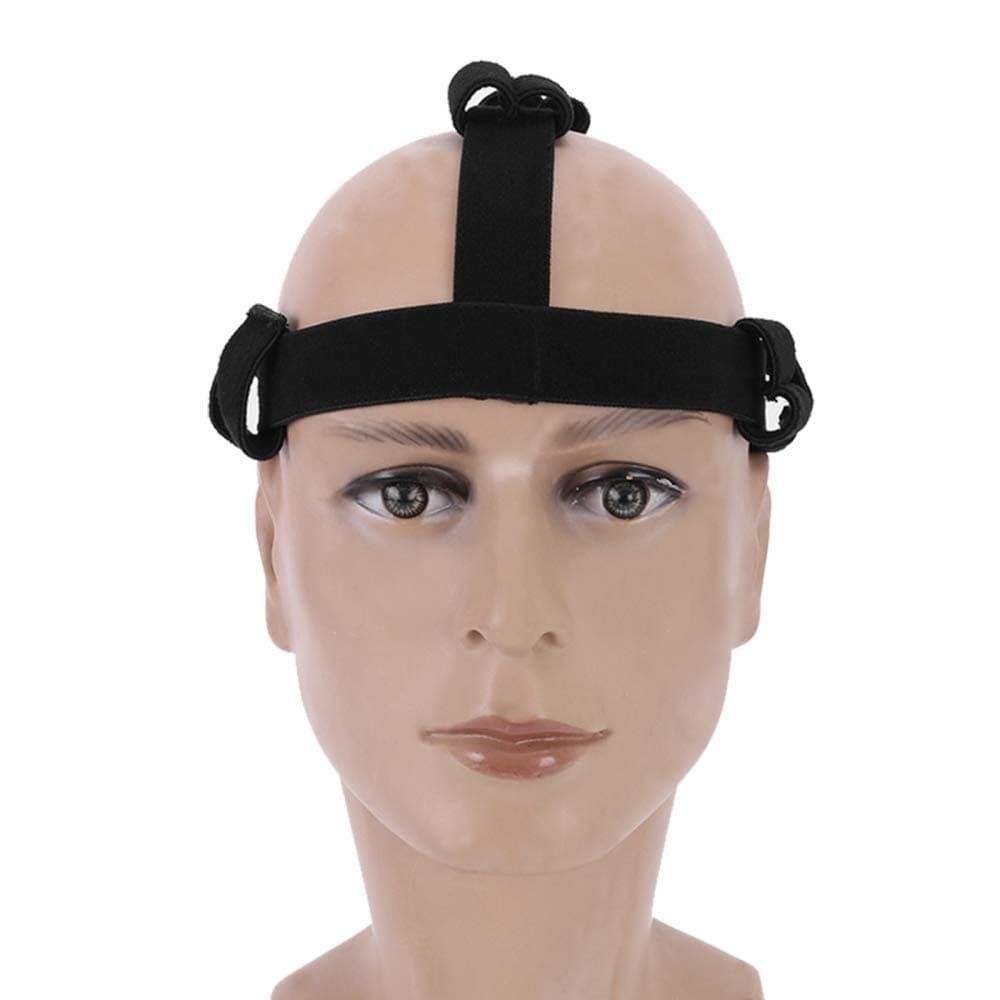 MiOYOOW Head Lamp Strap, Elastic Headlight Holder Strap Flashlight Headband for Flashlight with a Diameter of 1.8-3.3cm