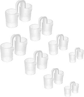 8 PCS Silicone Nose Vents, Nasal Breathers Anti Snoring Clips Nasal Dilators Breathing Nose Relief Anti Snore Devices Nasal Dilator Snore Stopper Nose Vents Snoring Aids Nose Vents