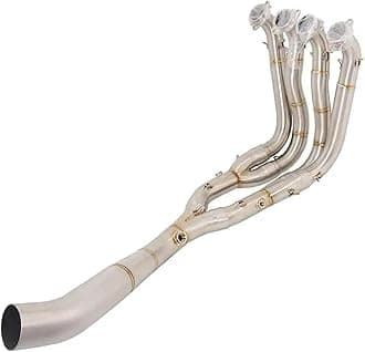 Motorcycle Muffler Exhaust slip For B&MW S1000RR 2010-2018 S1000R 2015-2018 Escape Muffler Mid Pipe 60mm Header Link Slip On Motorbike Exhaust End Silencers