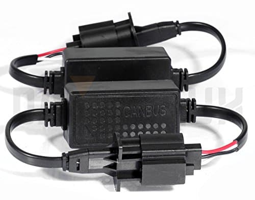 H13 LED Headlight Canbus Error Free Anti Flicker Resistor Canceller Decoder, 2pc (Not for Dodge and Jeep)