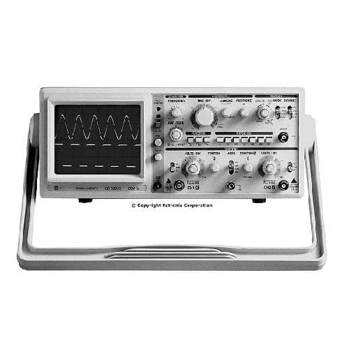 OS-5020G Oscilloscope with Built-In 1MHz Function Generator, without Probe, 20MHz, 2-Channel, Dual Trace