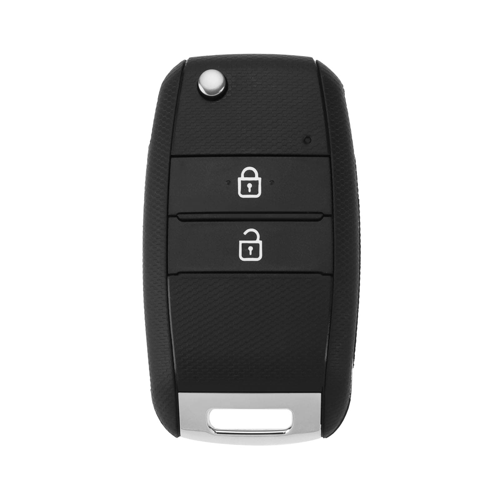 OTOTEC 2-Button Flip Key Case Shell with HYN17 Blade Compatible with Kia Picanto 2013-2016 Replacement Remote Key Housing