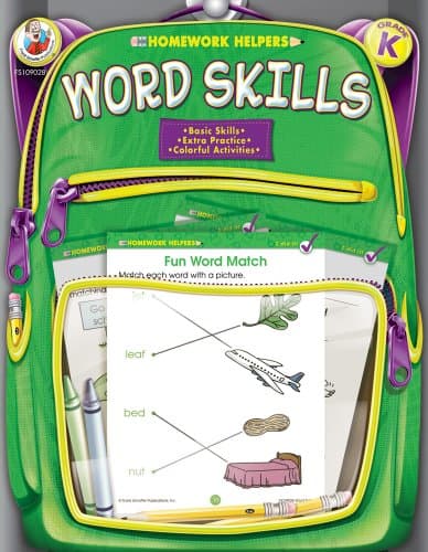 Word Skills Homework Helper, Grade K