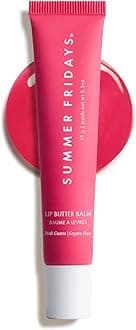 Tinted Lip Butter Balm - Conditioning Vegan Lip Balm for Instant Moisture, Shine & Hydration - Sheer-Tinted, Soothing Skincare - Pink Guava (.5 Oz)