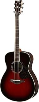 Yamaha FS830 Small Body Solid Top Acoustic Guitar, Tobacco Sunburst