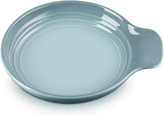 Signature Stoneware Spoon Rest, 6 Inches, Sea Salt