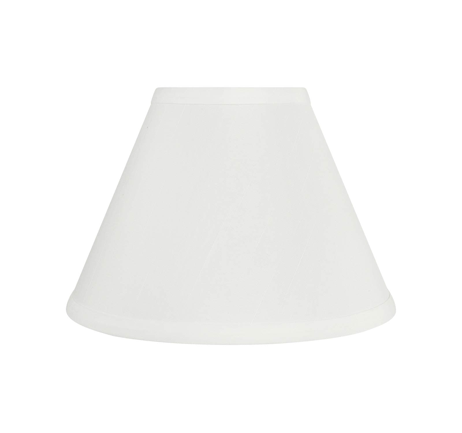 Aspen Creative Corporation58730 Transitional Hardback Empire Shape Construction White, 9" Wide (4" x 9" x 6-1/2") UNO LAMP Shade
