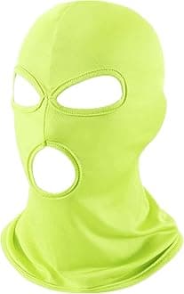 3 Hole Full Face Mask, Women Men Thin Balaclava Face Mask for Motorcycle Bike Hunting Cycling Cap Ski
