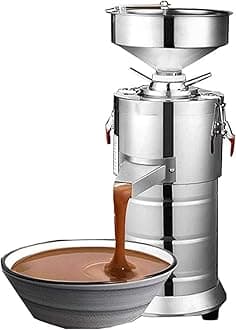 Peanut Butter Maker Machine Nut Butter Machine Electric Grain Grinder Peanut Butter Maker Sesame Sauce Grinder Home/Commercial for Groundnut, Almond, Cashew Nut and Sesame