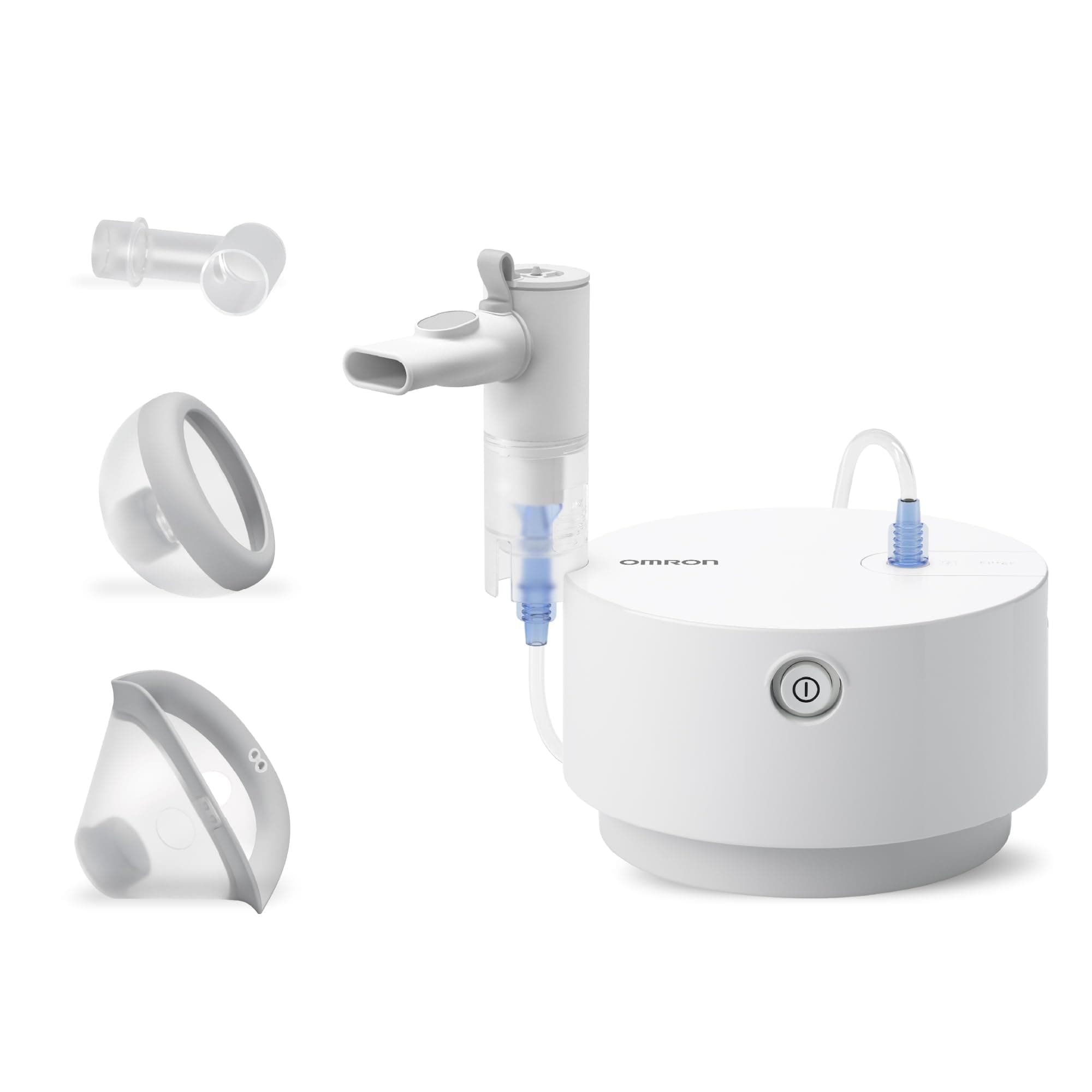 OMRON X105 Advanced All-in-One Compressor Nebuliser Machine for Both Adults and Kids, Compressor Mist Inhaler Machine for Treating Acute and Chronic Respiratory Conditions